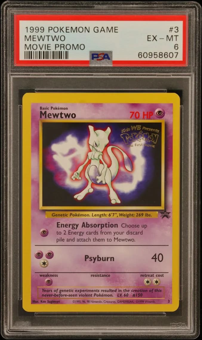 Mewtwo, Game Movie, PSA 6