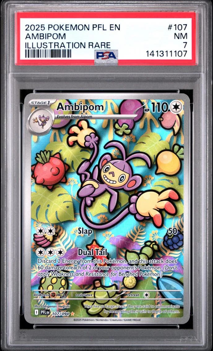 Ambipom, Phantasmal Flames, PSA 7