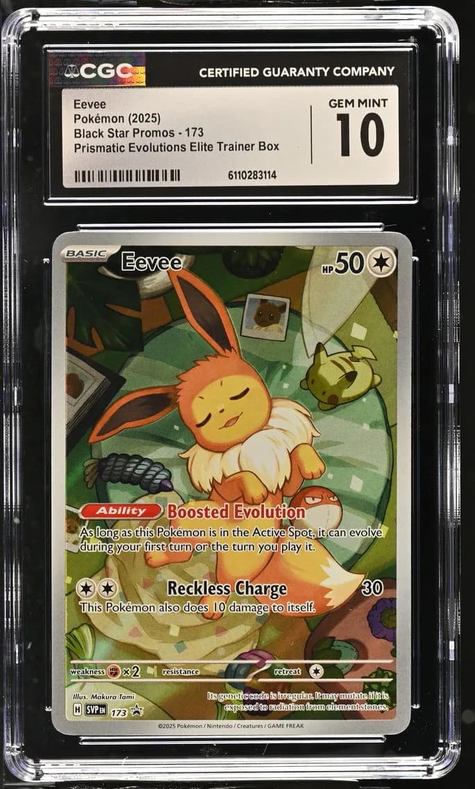 Eevee, Black Star Promos - Scarlet & Violet SVP EN, CGC 10