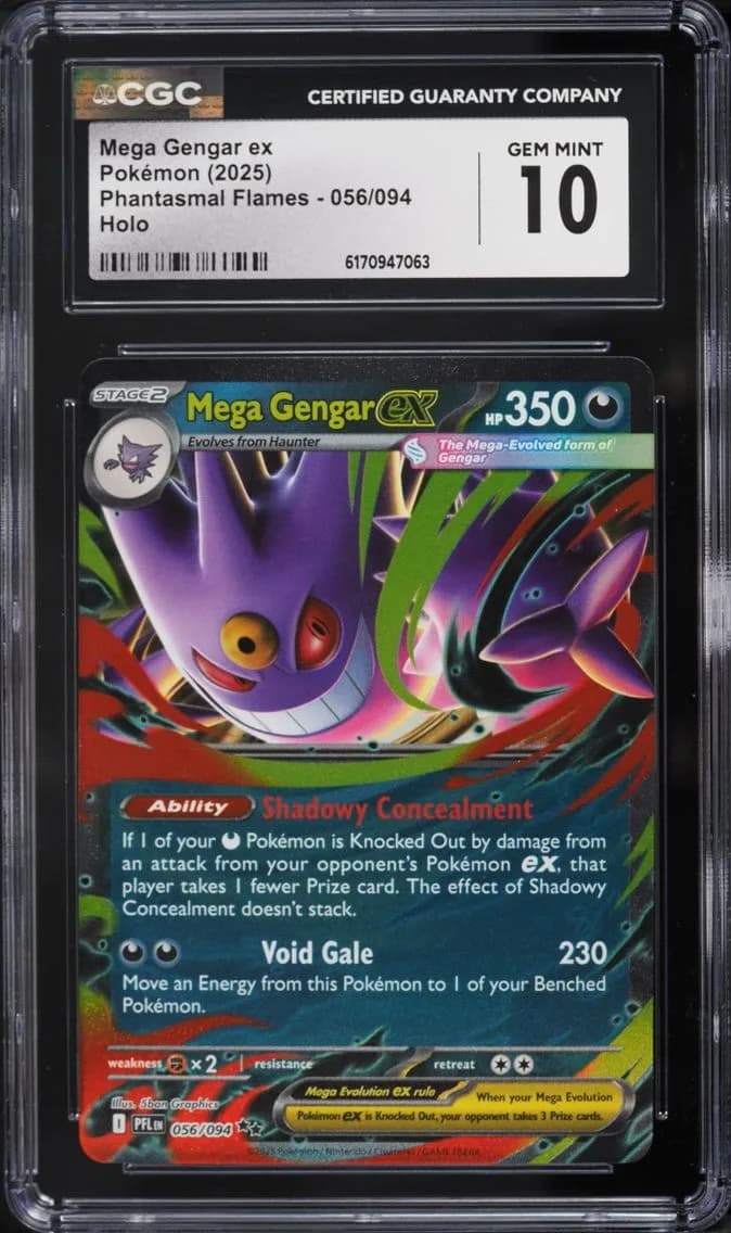 Mega Gengar Ex, GEM MINT, CGC 10