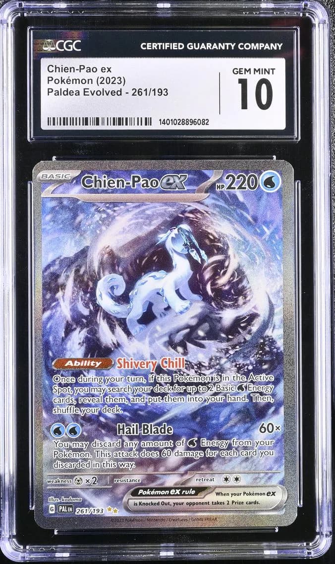 Chien-Pao ex, Paldea Evolved, CGC 10