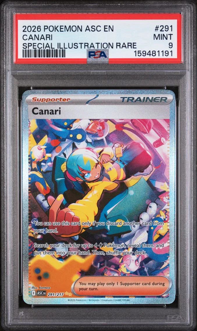 Canari, Ascended Heroes, PSA 9