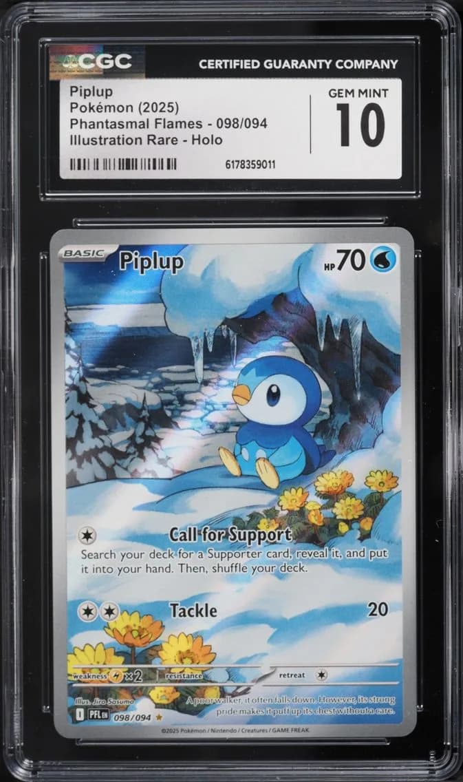 IR Piplup, Phantasmal Flames, CGC 10