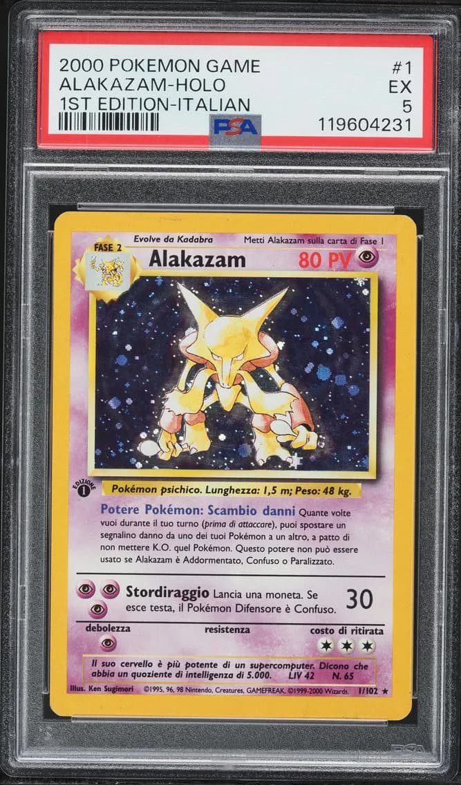 Alakazam-Holo, Game, PSA 5