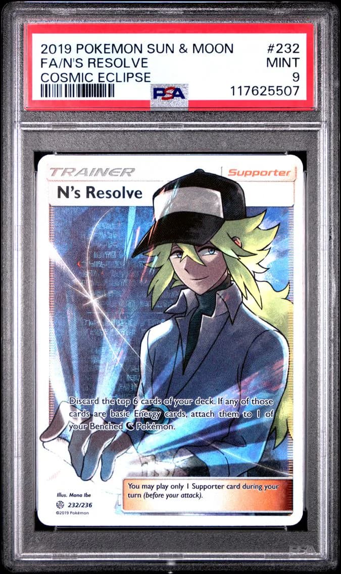 N's Resolve, Sun & Moon Cosmic Eclipse, PSA 9