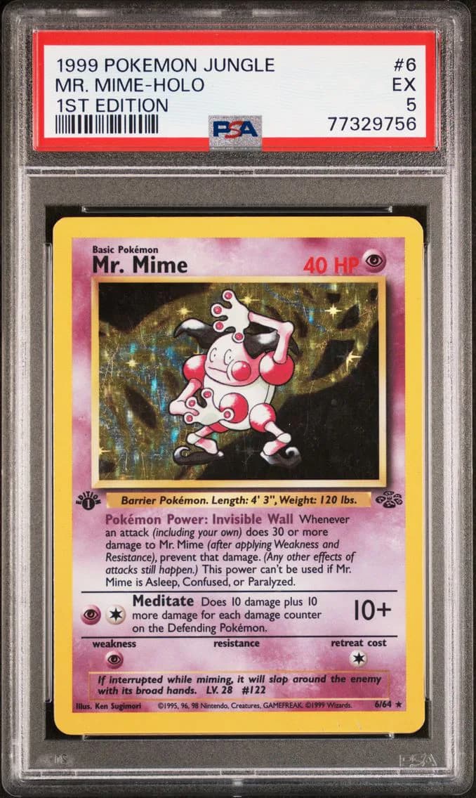 Mr. Mime-Holo 1999, Jungle, PSA 5