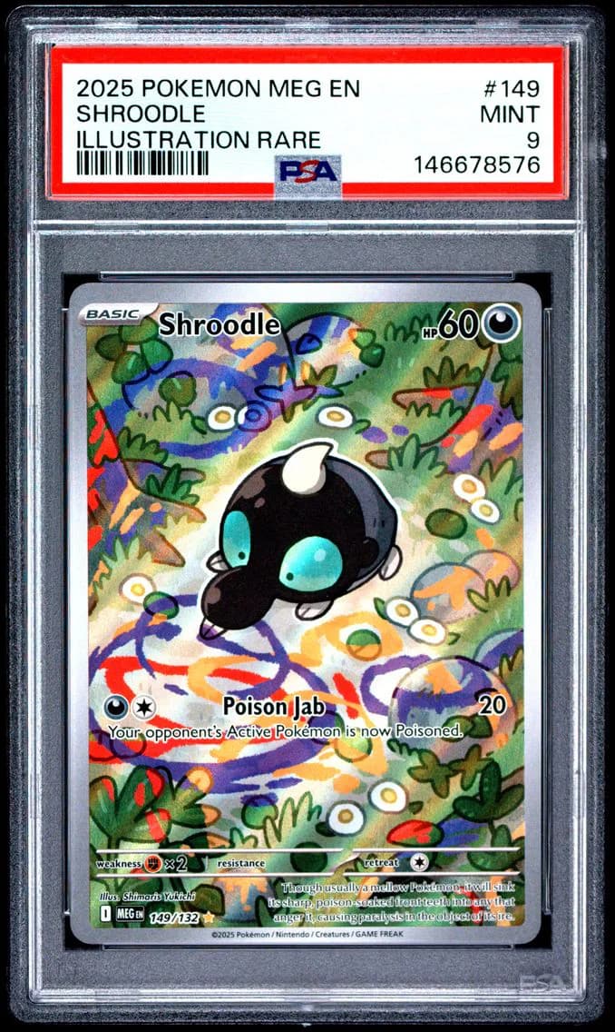 Shroodle, Mega Evolution, PSA 9