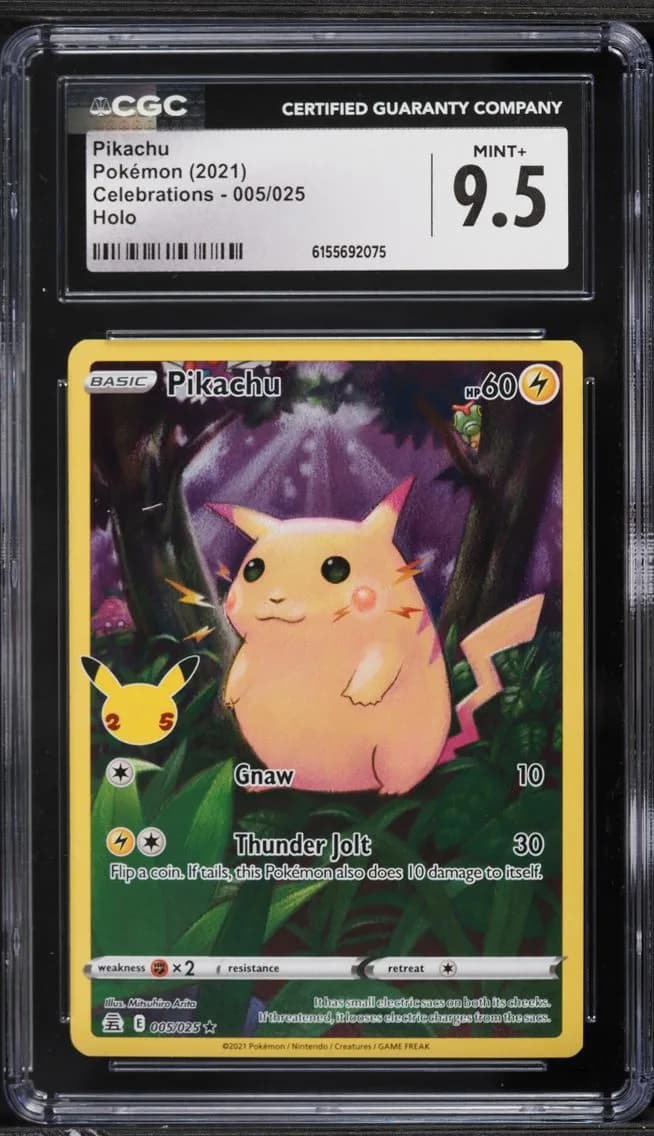 Pikachu, Celebrations, CGC 9.5
