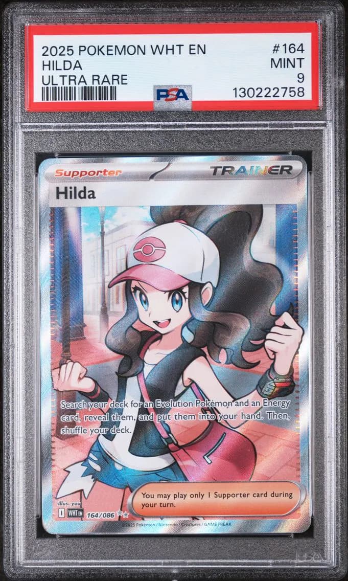 Hilda, White Flare, PSA 9