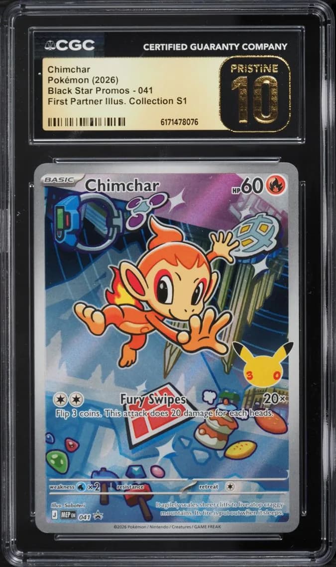Chimchar, Black Star Promos - Mega Evolution MEP EN, CGC 10
