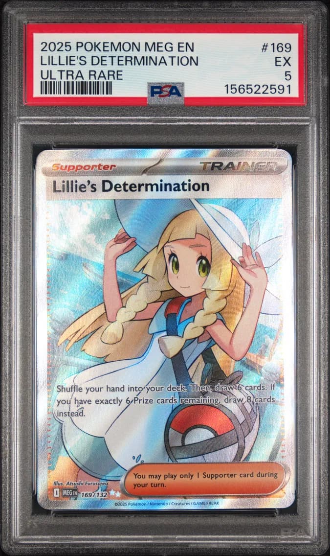 Lillie's Determination, Mega Evolution, PSA 5