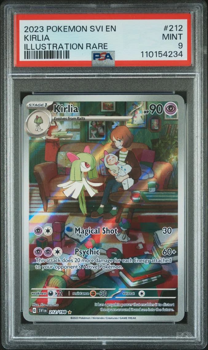 Kirlia, Scarlet & Violet, PSA 9