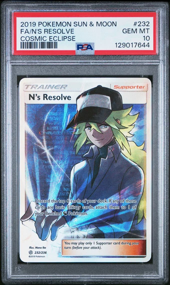 N's Resolve, Sun & Moon Cosmic Eclipse, PSA 10