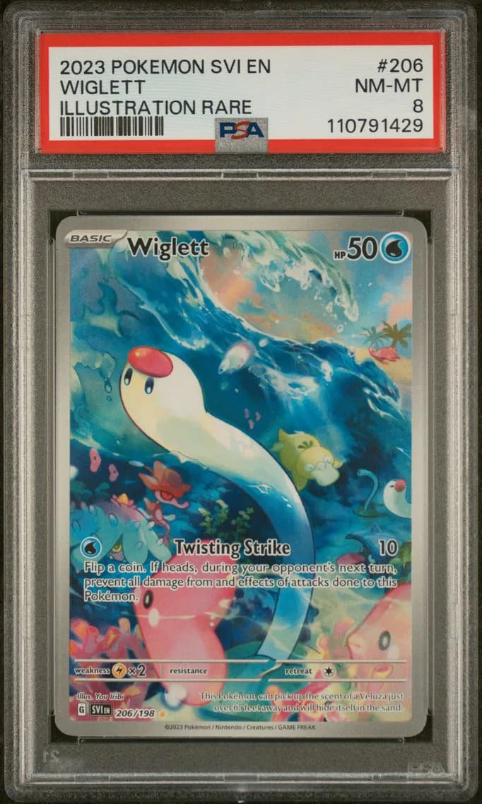 Wiglett, Scarlet & Violet, PSA 8