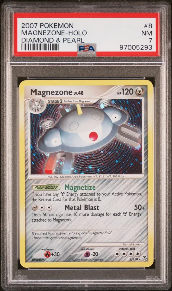 Magnezone-Holo, Diamond & Pearl, PSA 7