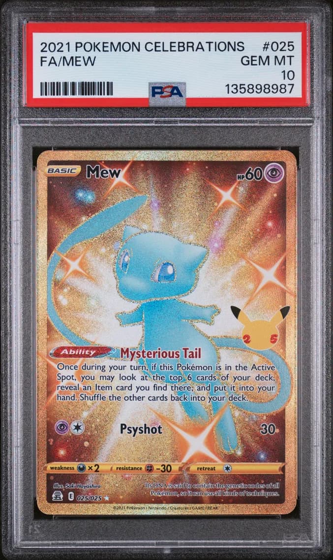 Mew, Celebrations, PSA 10