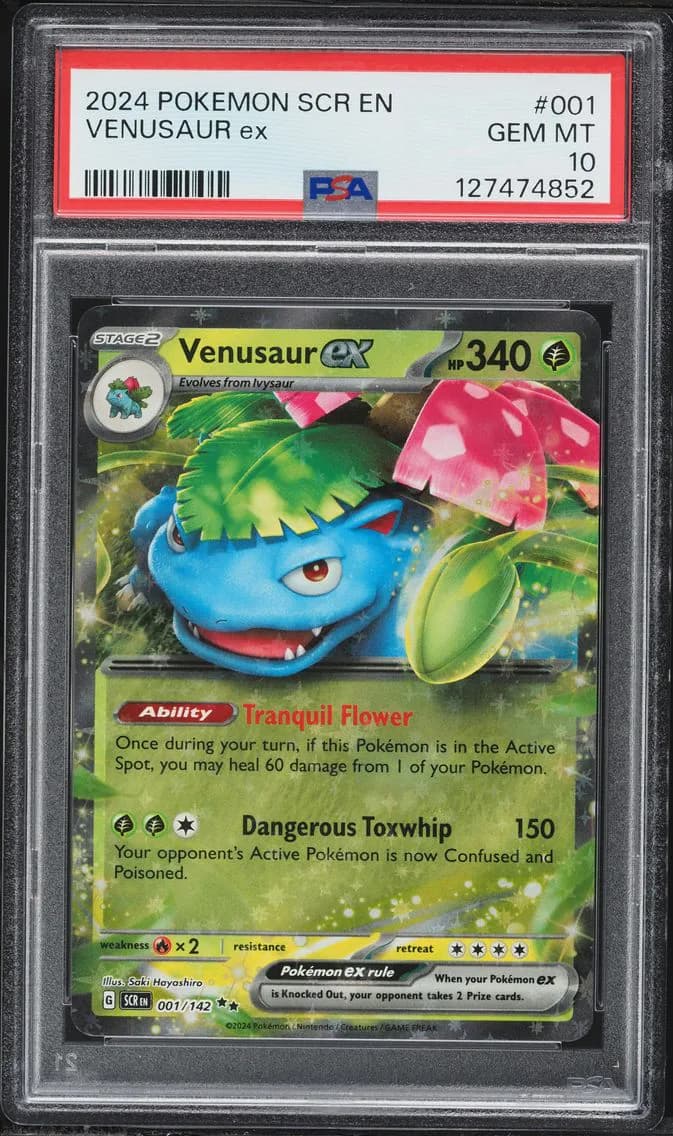 Venusaur EX, Stellar Crown, PSA 10