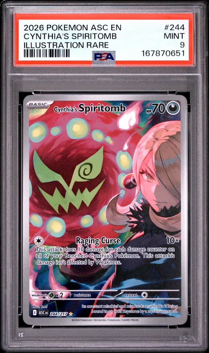 Cynthia's Spiritomb, Ascended Heroes, PSA 9