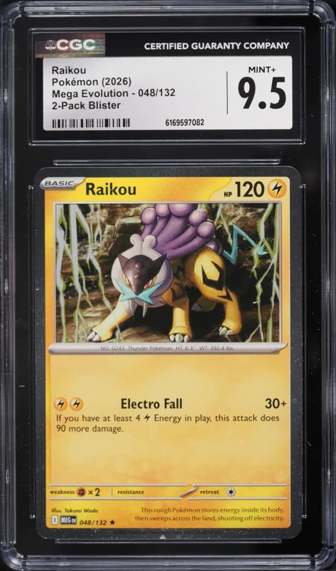 Raikou, Mega Evolution, CGC 9.5
