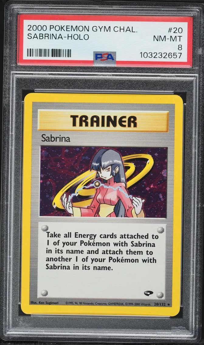 Sabrina-Holo, Gym Challenge, PSA 8