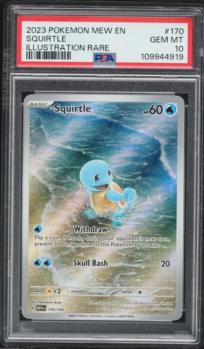 Squirtle, 151, PSA 10