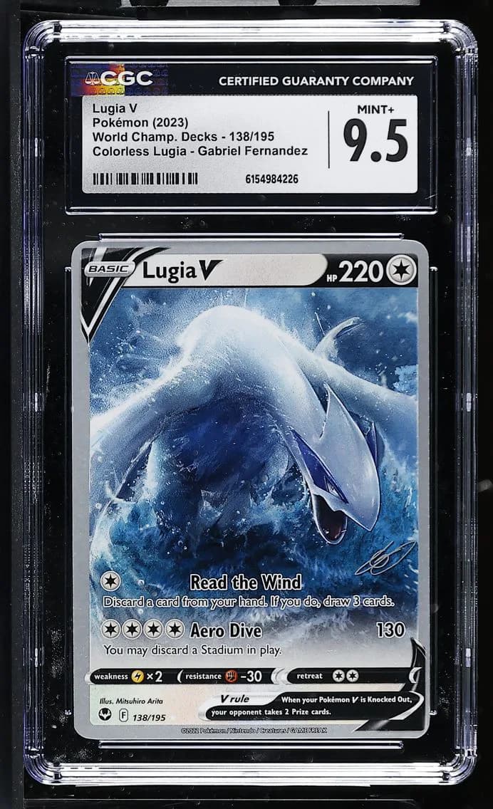 Lugia V, World Championship Decks, CGC 9.5