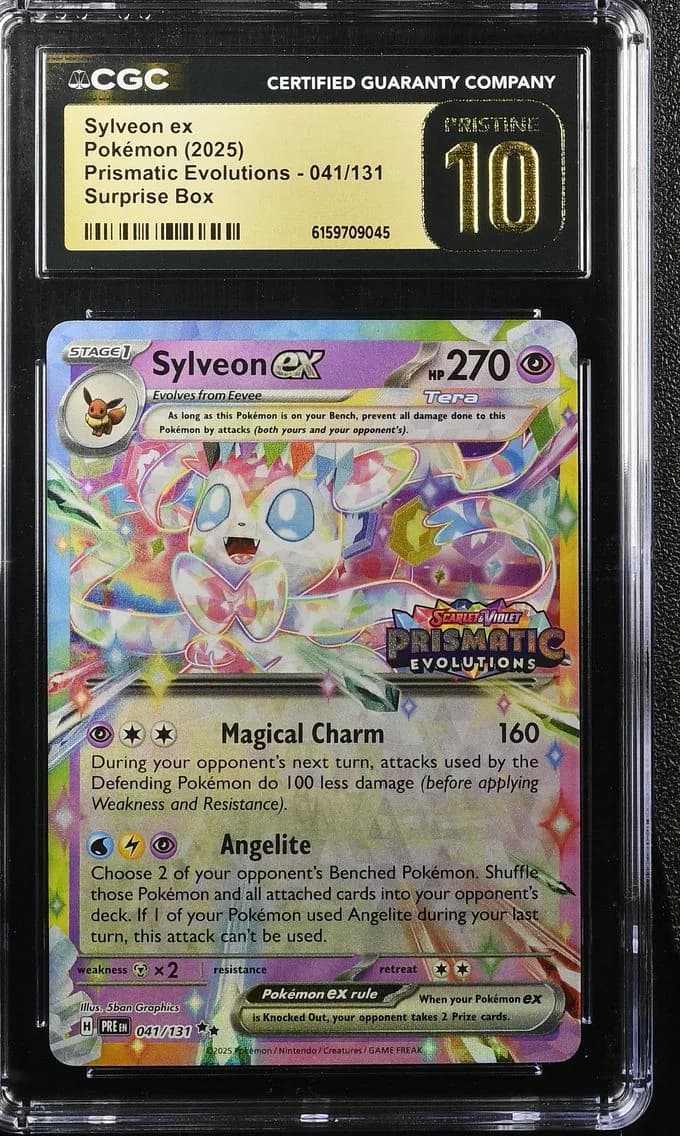 Sylveon ex, Prismatic Evolutions, CGC 10