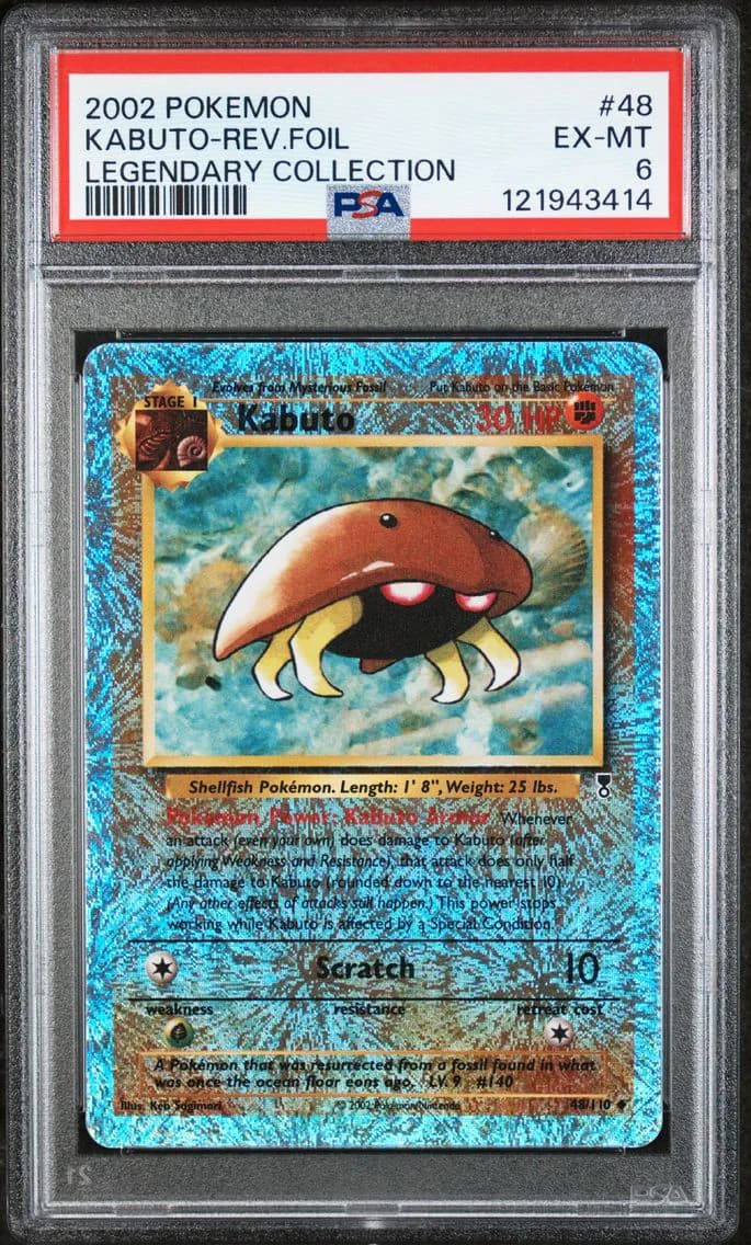 Kabuto-Reverse Foil, Legendary Collection, PSA 6