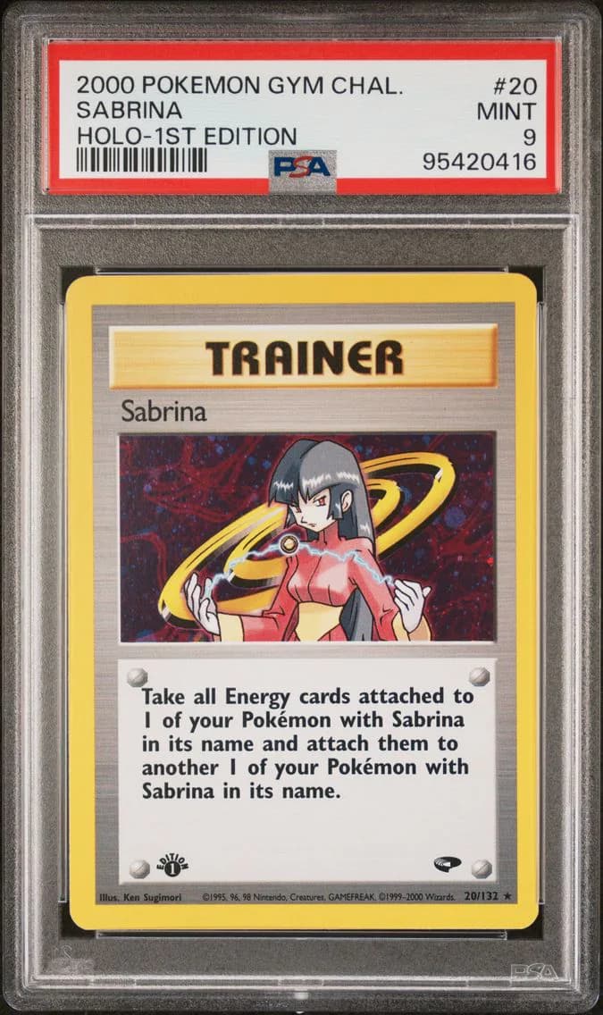 Sabrina, Gym Challenge, PSA 9
