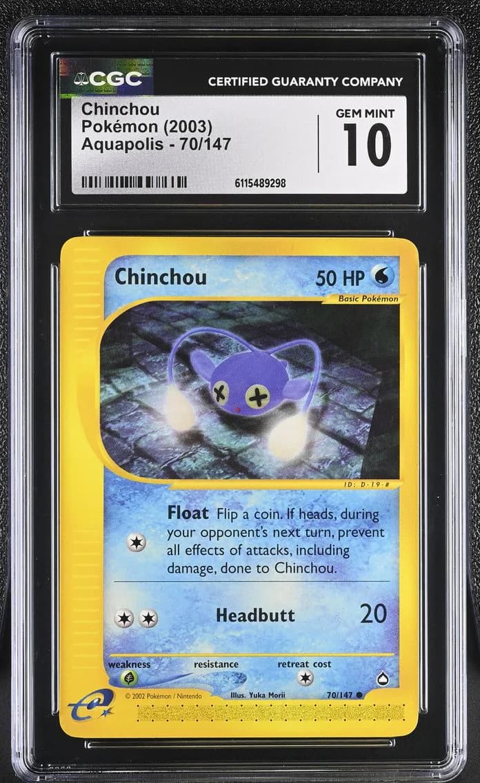 Chinchou, Aquapolis, CGC 10