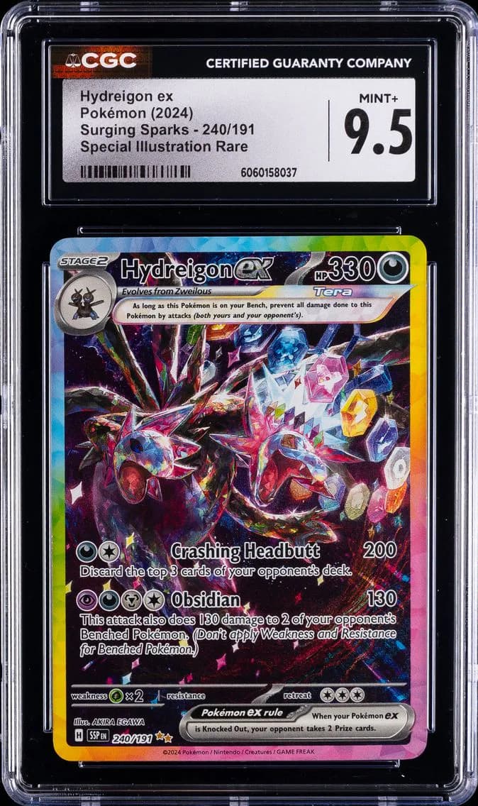 Hydreigon EX, Surging Sparks, CGC 9.5