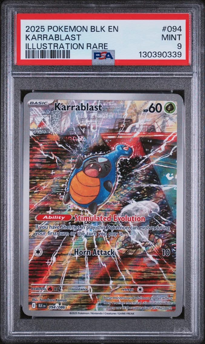Karrablast, Black Bolt, PSA 9