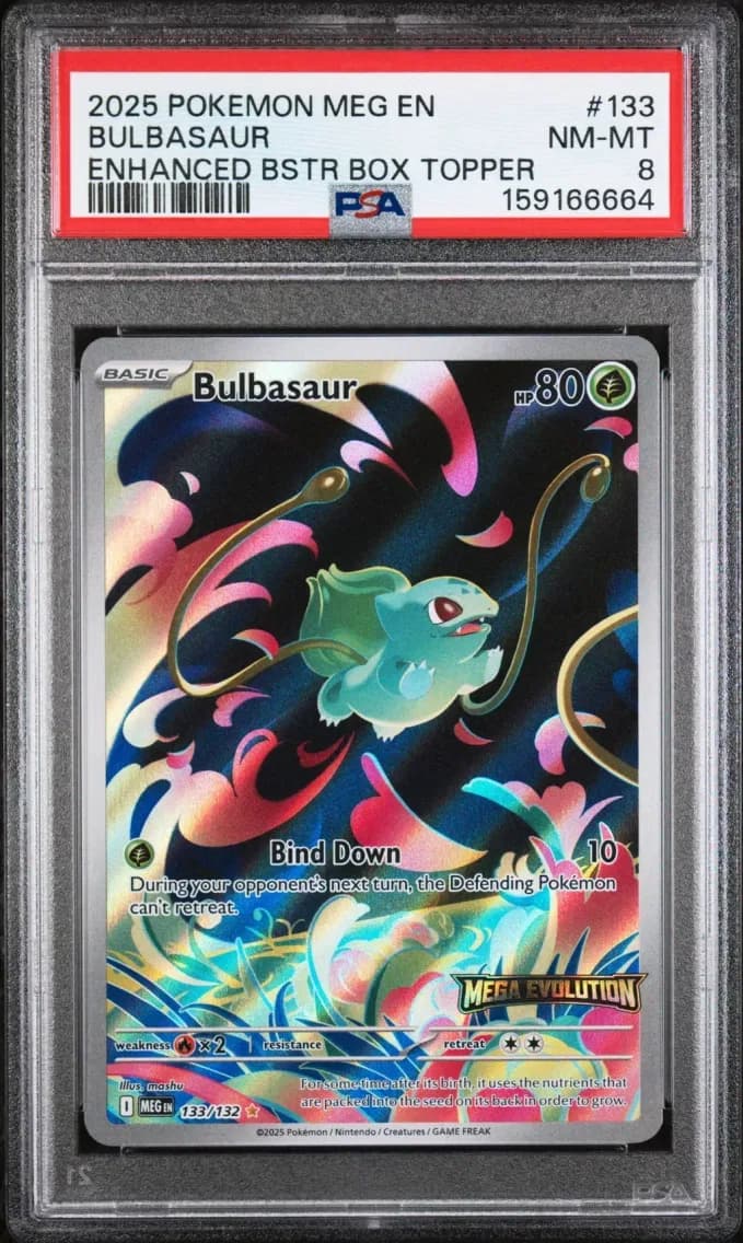 Bulbasaur, Mega Evolution, PSA 8