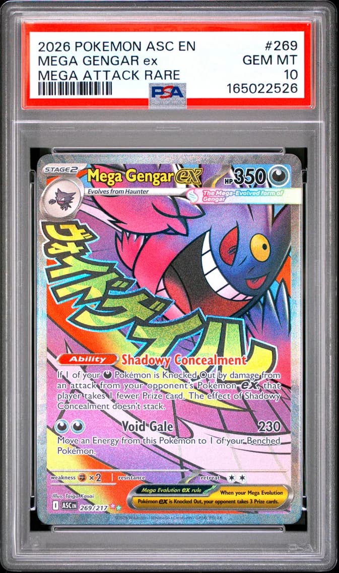 Mega Gengar EX, Ascended Heroes, PSA 10