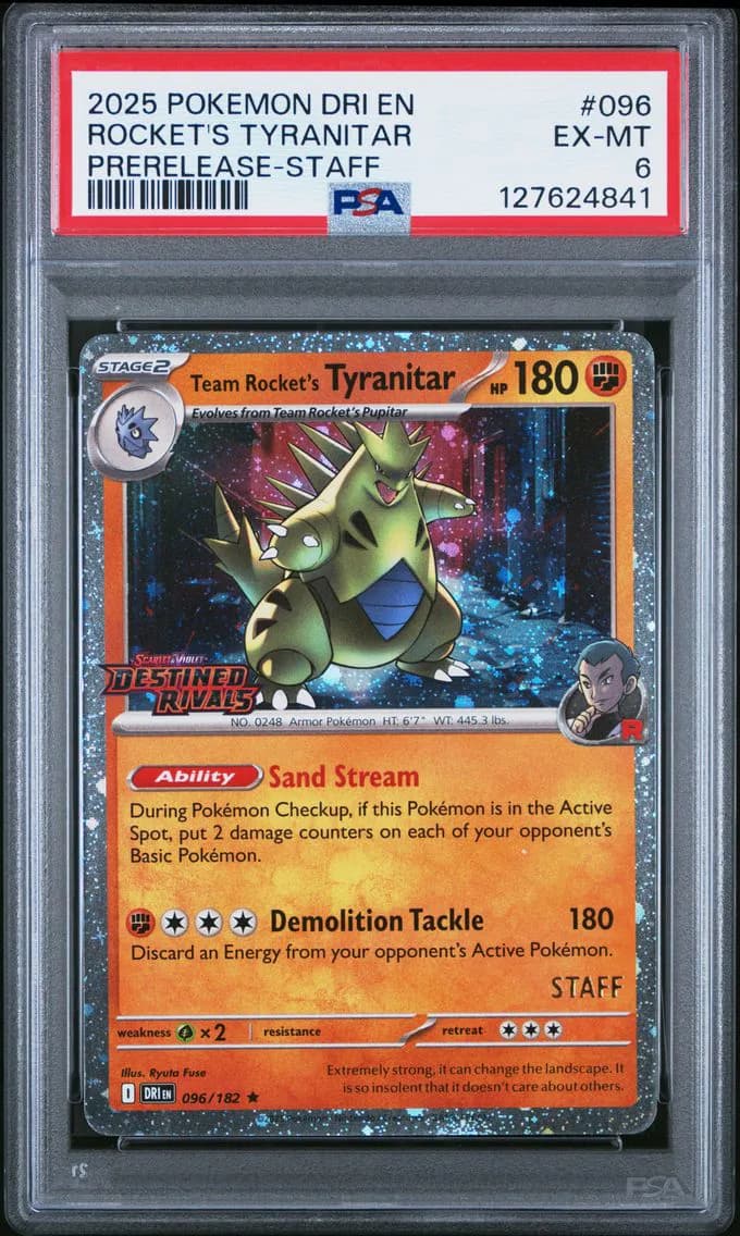 Team Rocket's Tyranitar, Destined Rivals, PSA 6