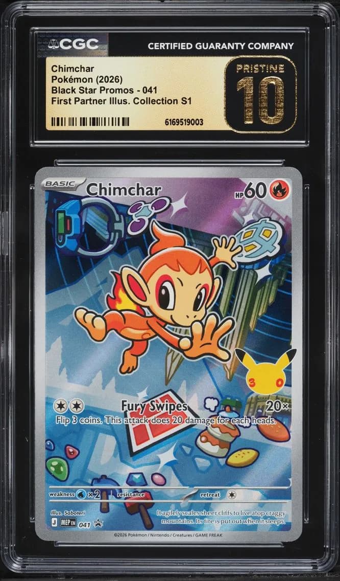 Chimchar, Black Star Promos - Mega Evolution MEP EN, CGC 10