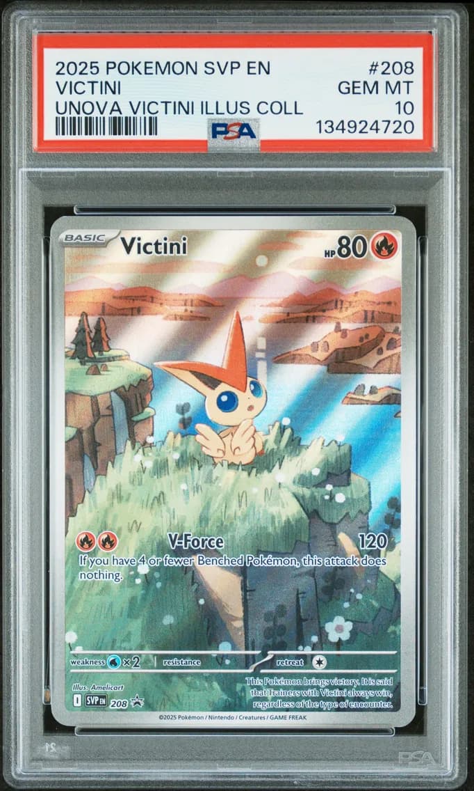 Victini, SV Black Star Promo, PSA 10