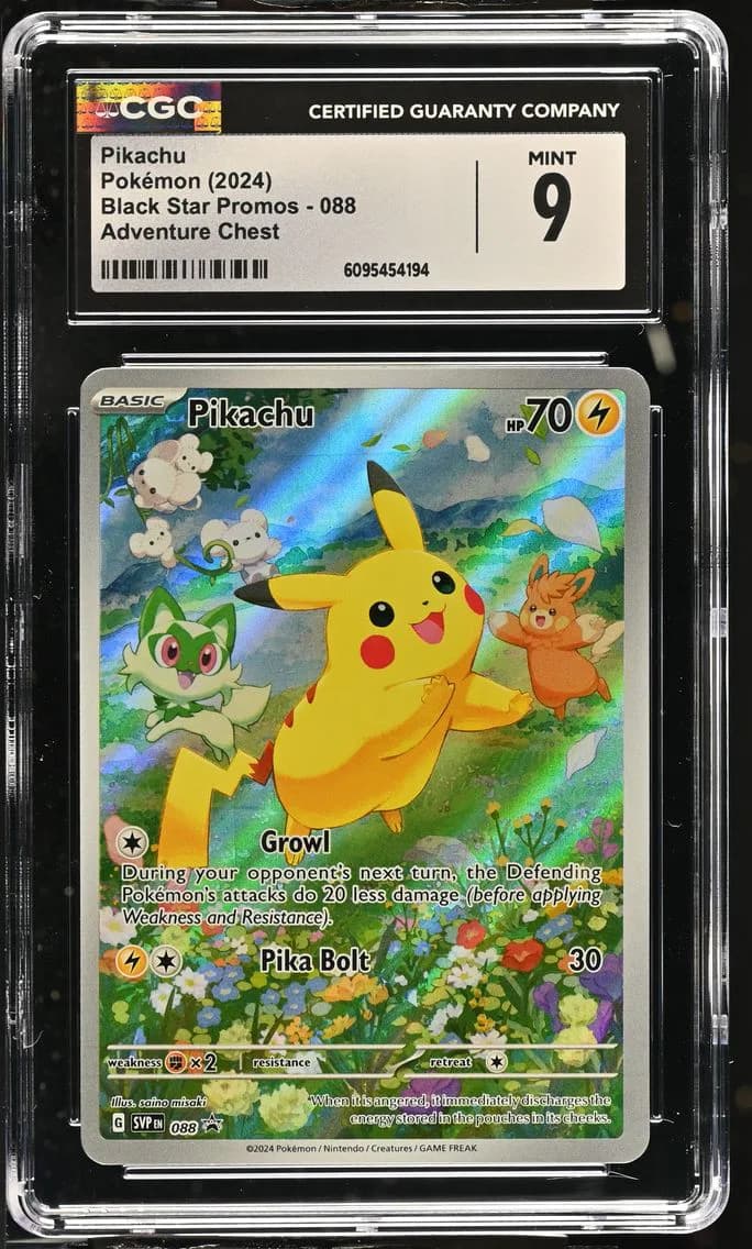 Pikachu, Black Star Promos - Scarlet & Violet SVP EN, CGC 9