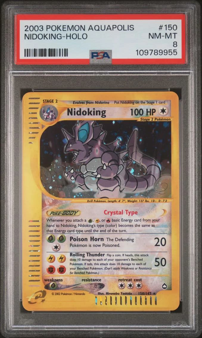 Nidoking-Holo, Aquapolis, PSA 8