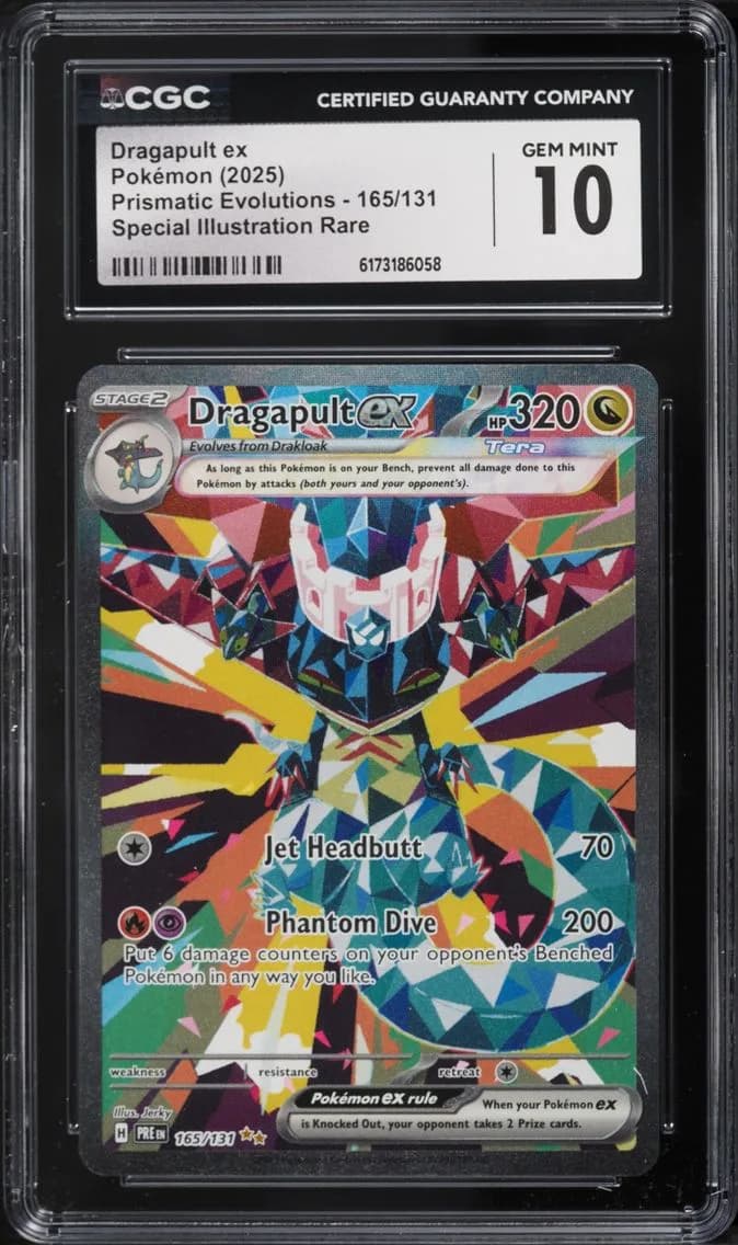 Dragapult ex, Prismatic Evolutions, CGC 10