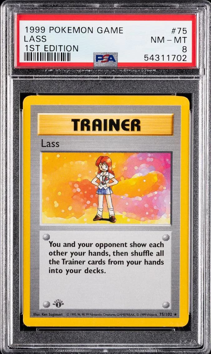Lass 1st Edition, Game, PSA 8