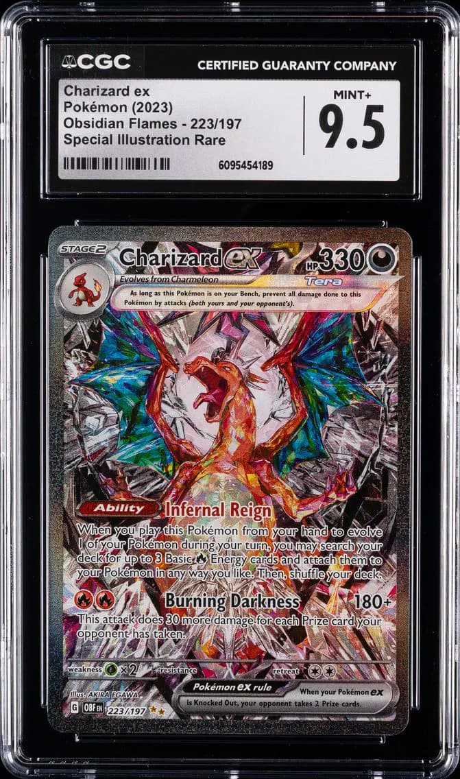 Charizard EX, Obsidian Flames, CGC 9.5