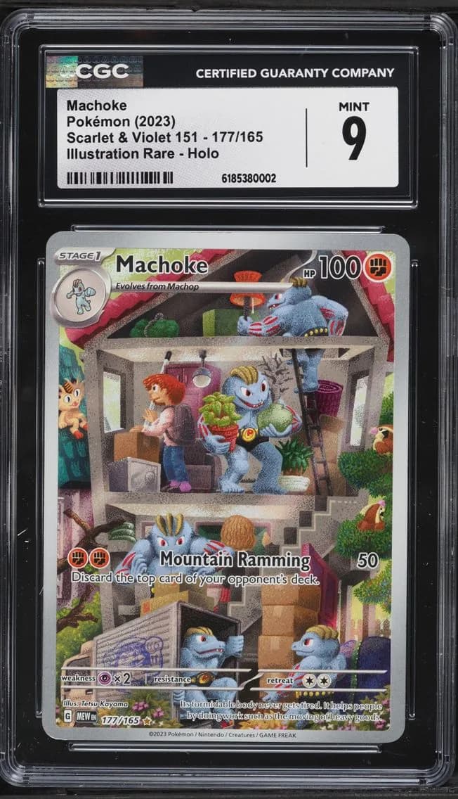 Machoke, Scarlet & Violet 151, CGC 9