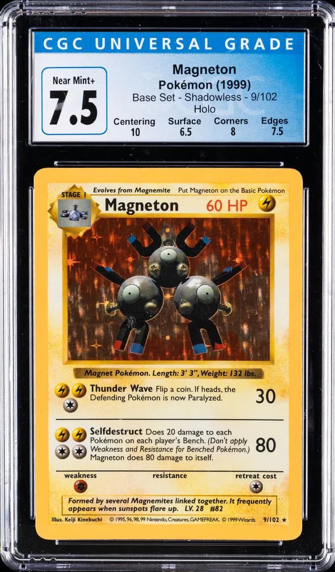 Magneton-Holo, Base Set (Shadowless), CGC 7.5