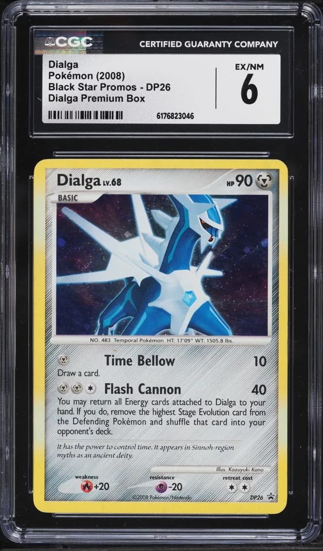 Promo Dialga, Black Star Promos - Diamond & Pearl, CGC 6