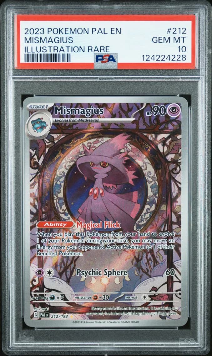 Mismagius, Paldea Evolved, PSA 10