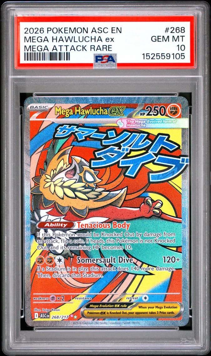 Mega Hawlucha EX, Ascended Heroes, PSA 10