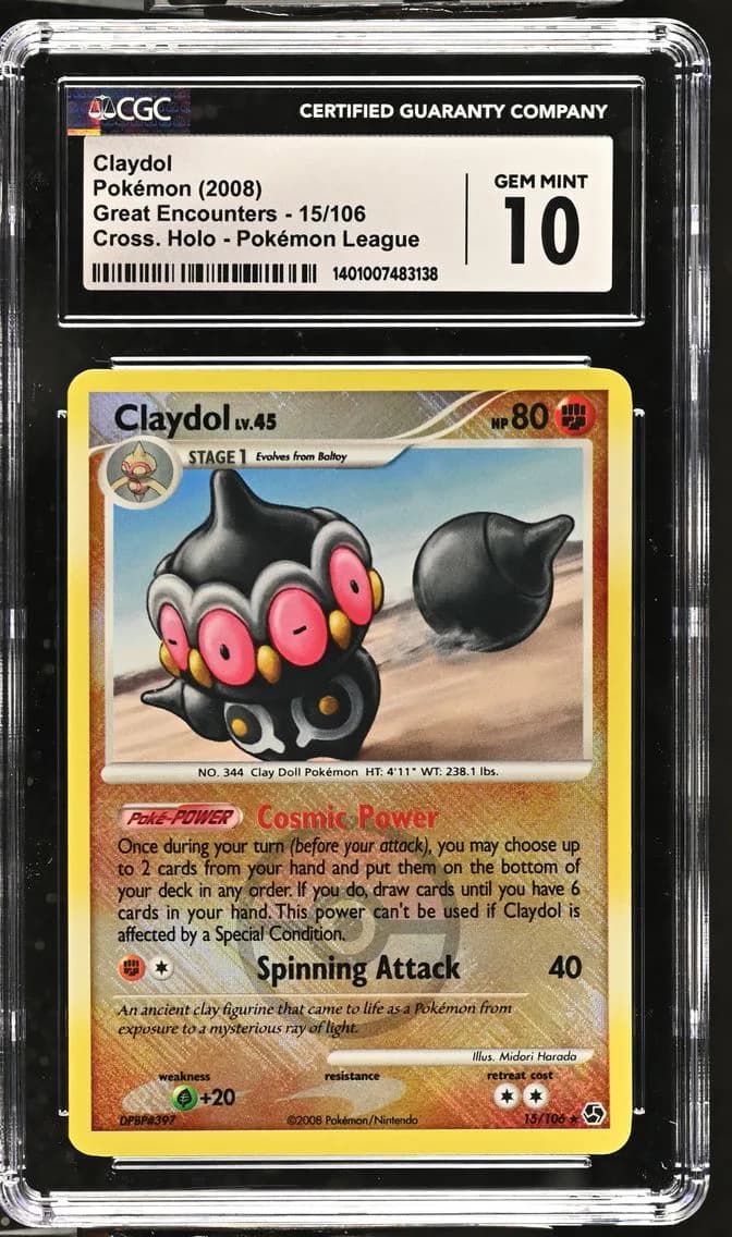 Claydol, Great Encounters, CGC 10