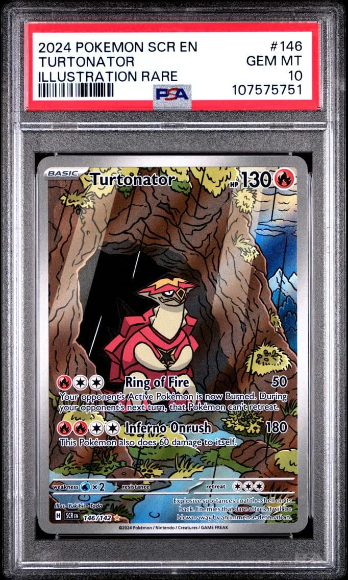 Turtonator, Stellar Crown, PSA 10