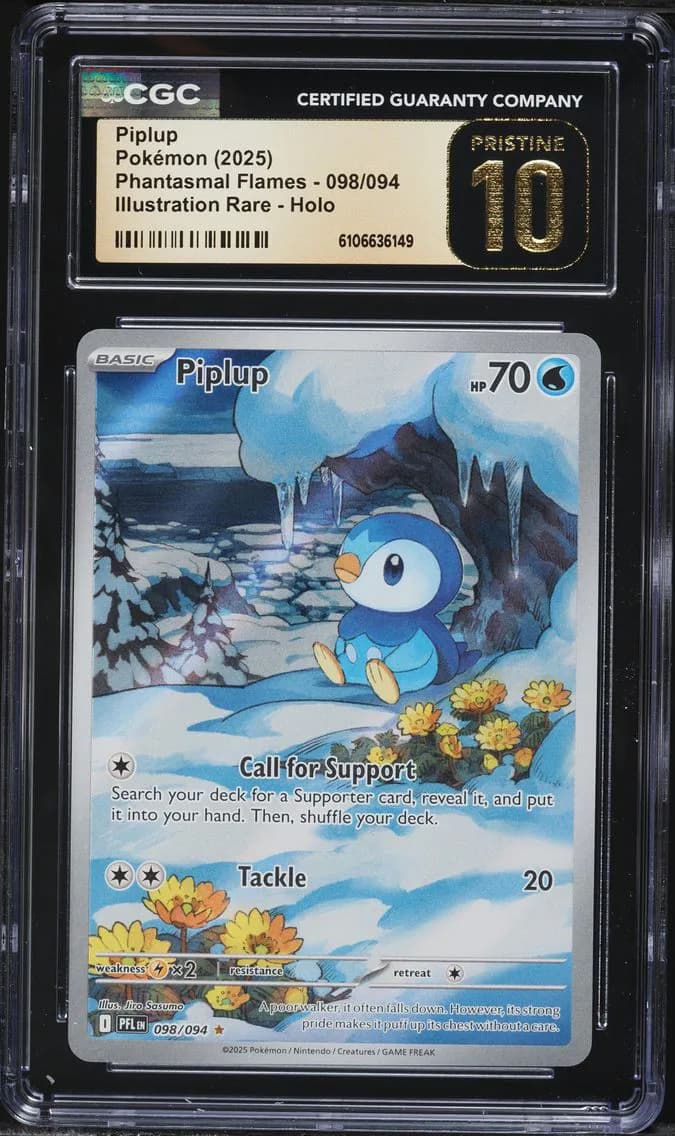 Piplup, Phantasmal Flames, CGC 10